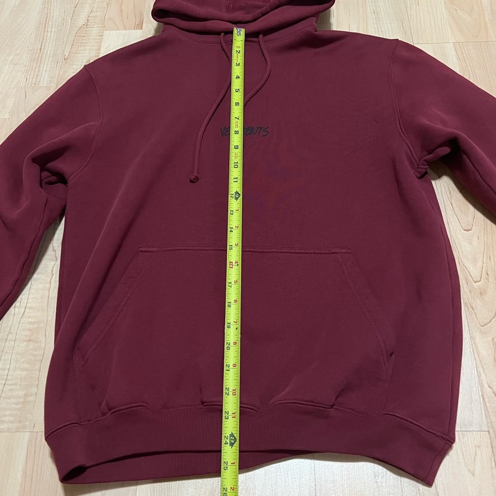 Unisex Vetements Logo Label Hoodie - Picture 10 of 12